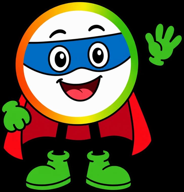 Aeezinho, o mascote da AEE, acenando